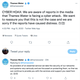 Screenshot of Thames Water tweets